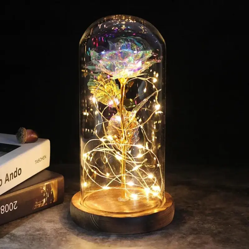 Galaxy Rose A Timeless Beauty in Glass Valentine s Day Gift