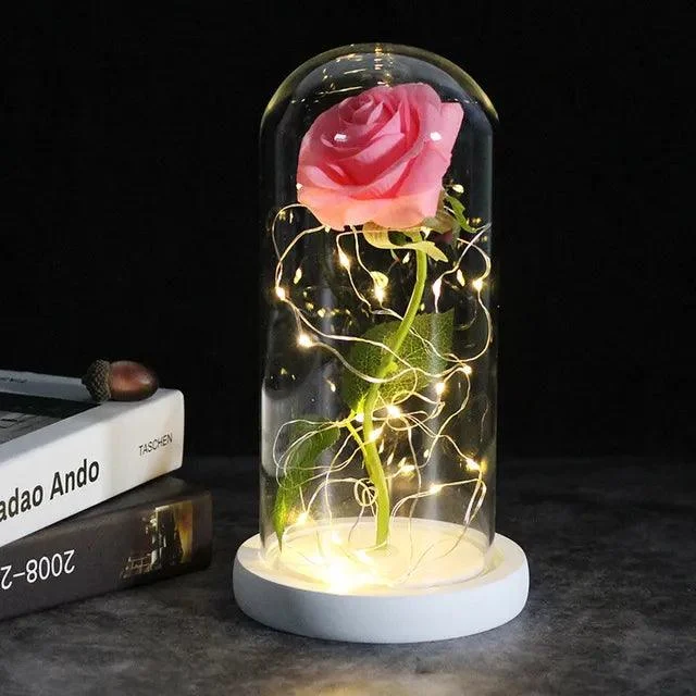 Galaxy Rose - A Timeless Beauty in Glass - Valentine's Day Gift -