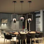 Galla Modern Minimalist Framed Pendant Light tag1