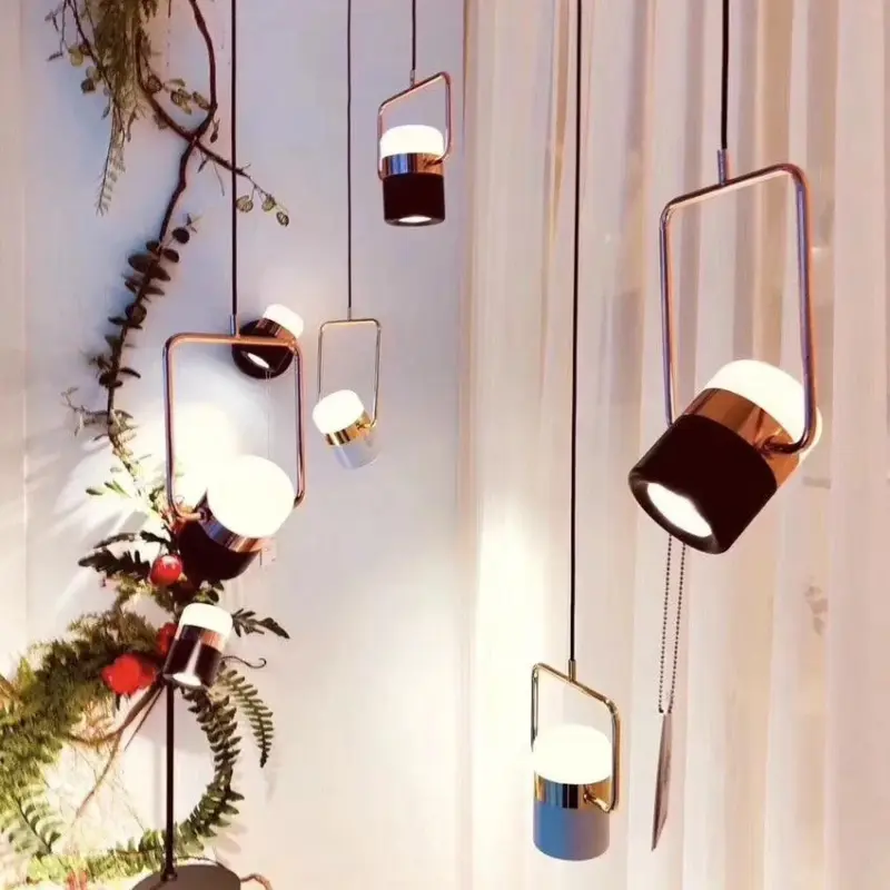 Galla Modern Minimalist Framed Pendant Light tag1