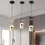 Galla Modern Minimalist Framed Pendant Light tag1