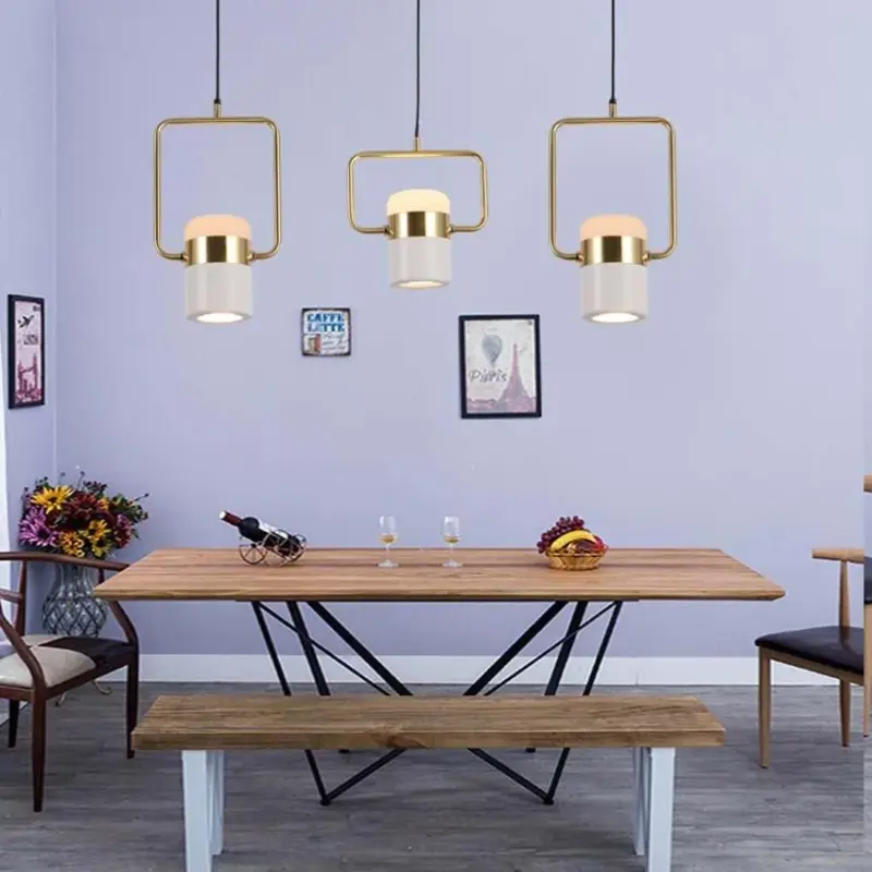 Galla Modern Minimalist Framed Pendant Light tag1