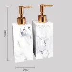 Gamela MarbleTextureBathroomStorageTray Homeko5