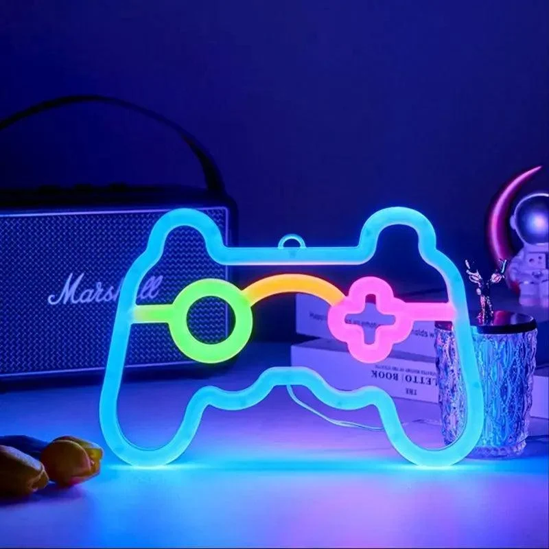 Gamer Neon Teken Game Controller Neon Teken Voor Gamer Kamer Decor Usb Of Batterij Aangedreven Gaming