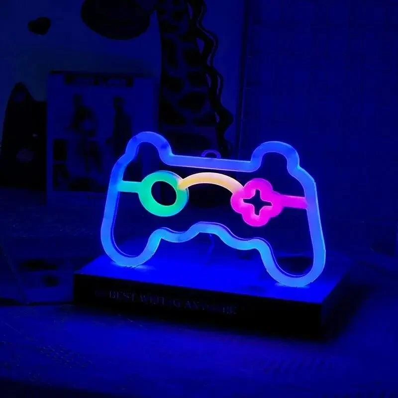 Gamer Neon Teken Game Controller Neon Teken Voor Gamer Kamer Decor Usb Of Batterij Aangedreven Gaming 30b8da35 B910 419d 9274 143b692bacca