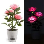 GardenBliss Solar rose chandelier