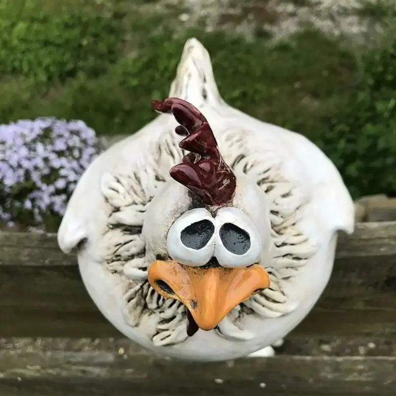 GardenChicken Nice garden decoration tag1