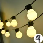 GardenLuminaAussen Lichterkette WasserdichteLEDLichterkettefurGartenTerrasseundBalkon4xlumina