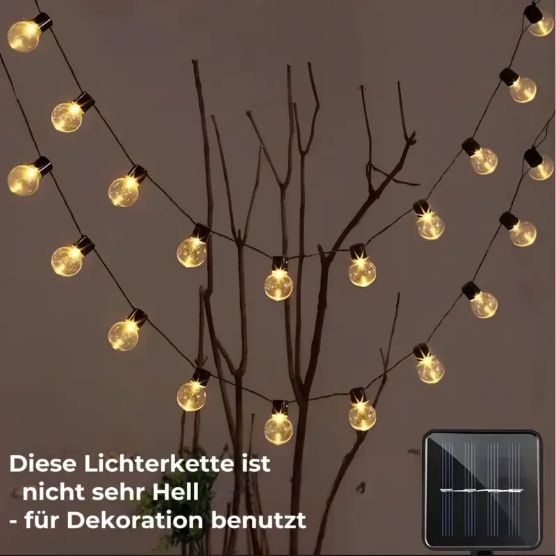 GardenLuminaAussen Lichterkette WasserdichteLEDLichterkettefurGartenTerrasseundBalkon62