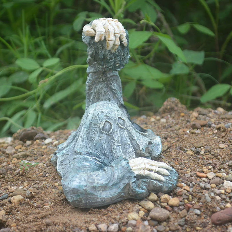 Garden Courtyard Decoration Sculptured Ornaments Death Climbing Out Spider Decoration Style Trendy Resin Crafts -  - #tag1#