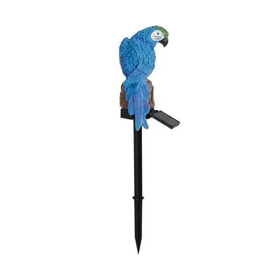 Garden Eagle Owl Parrot Statue LED Solar Light Outdoor Waterproof Lawn Lamp -  - #tag1#