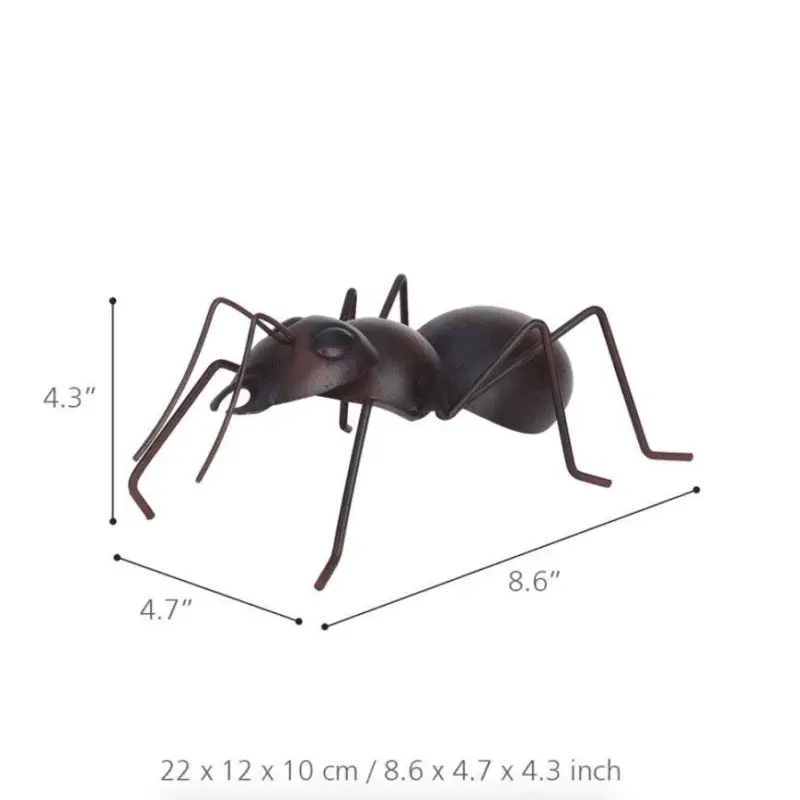 Garden Iron Metal Ant Wall Decor Vintage RetroHome Accent
