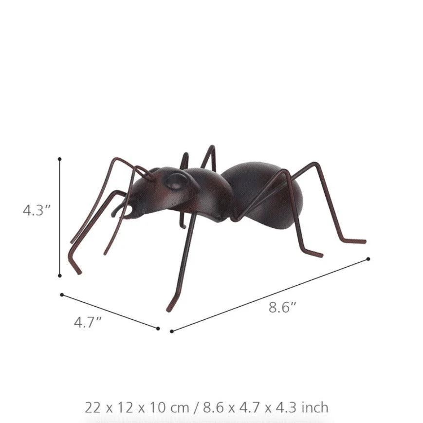Garden Iron Metal Ant Wall Decor - Vintage & RetroHome Accent -