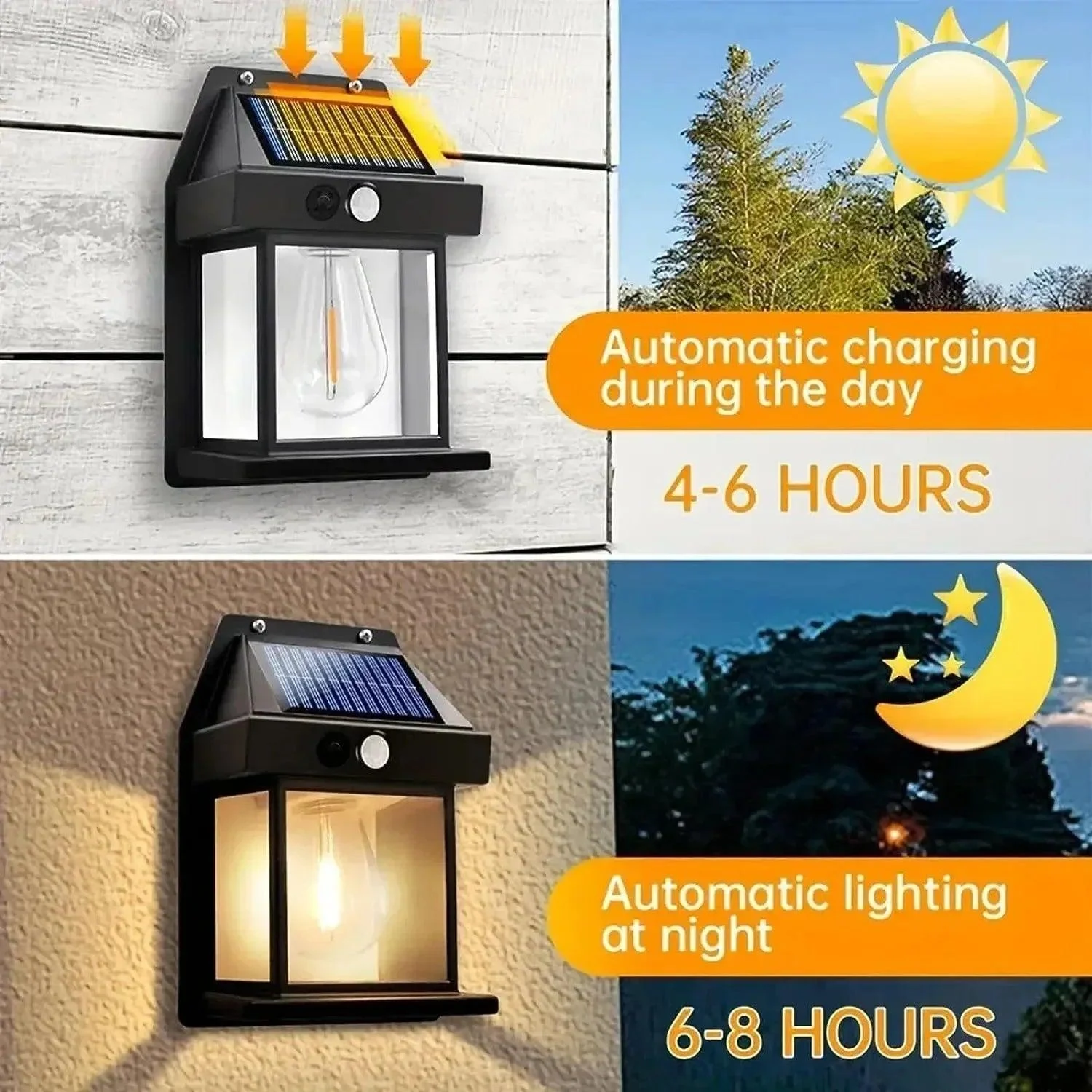 Garden Lamp - Solar Tungsten - Waterproof - Smart Lamp - Outdoor Lighting -  - #tag1#