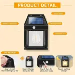 Garden Lamp Solar Tungsten Waterproof Smart Lamp Outdoor Lighting tag1