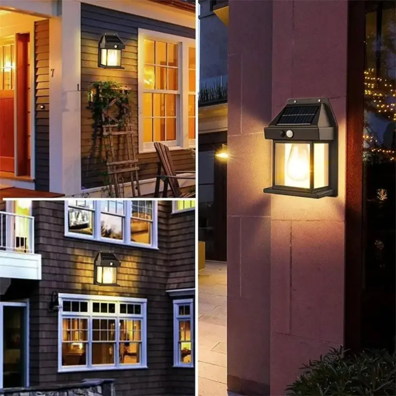 Garden Lamp Solar Tungsten Waterproof Smart Lamp Outdoor Lighting tag1