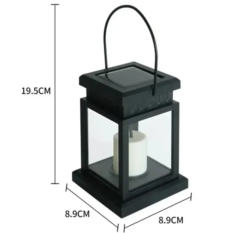 Garden Lantern Solar Lamp Retro Flickering Candle Waterproof For Outdoors tag1