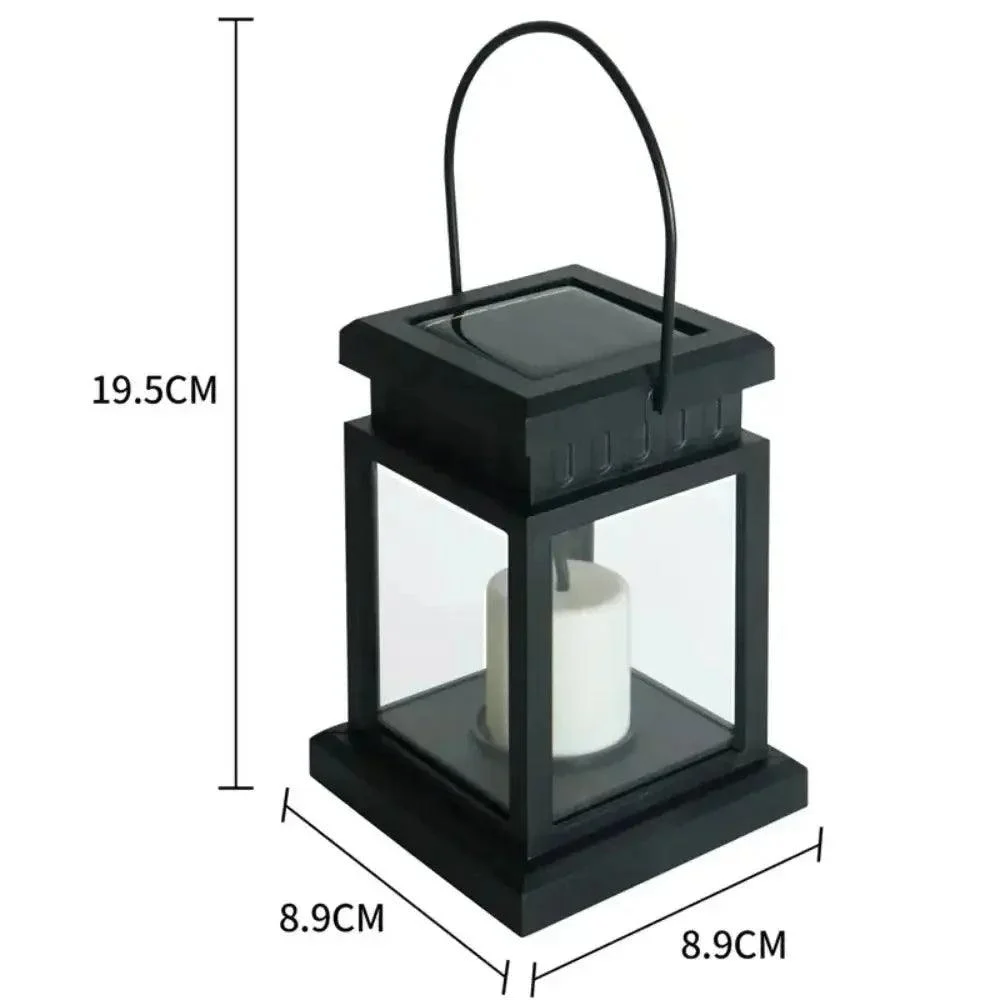 Garden Lantern - Solar Lamp - Retro - Flickering Candle - Waterproof - For Outdoors -  - #tag1#