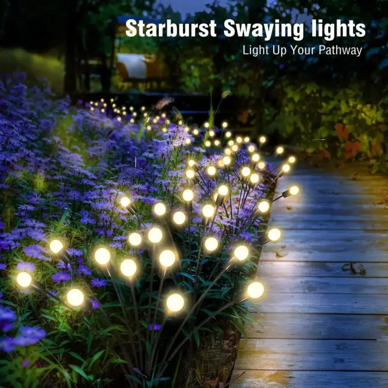 Garden Lighting Firefly Lamp Star Rain Waterproof For Christmas Decoration tag1