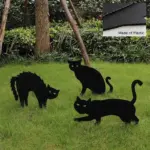 Garden_Ornaments_Halloween_Decorations_Black_Cat_Silhouette_-_-_tag1_-4233768 Garden Ornaments Halloween Decorations Black Cat Silhouette tag1
