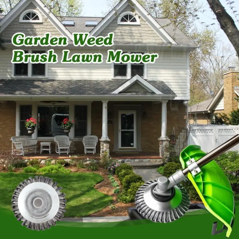Garden Weed Brush Lawn Mower tag1