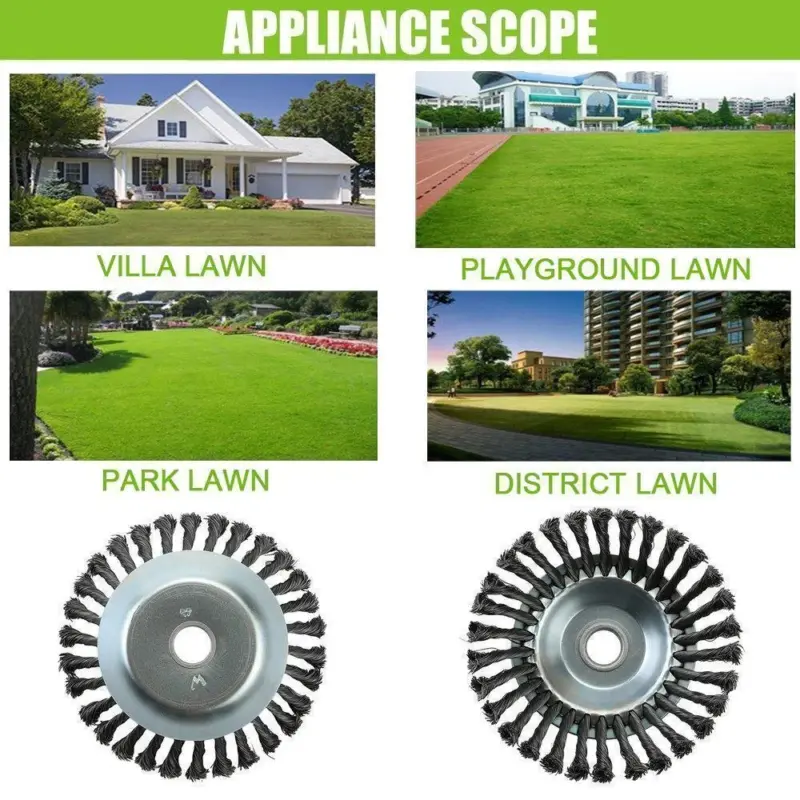 Garden Weed Brush Lawn Mower tag1