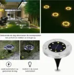 Garden path lighting SolarGlow Wireless LED Solar energy tag1