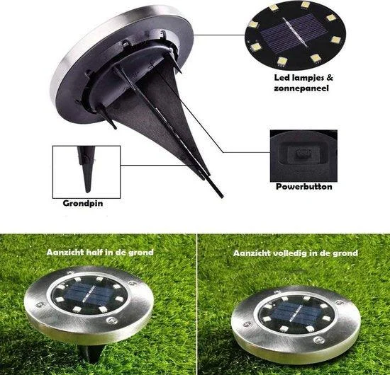 Garden path lighting - SolarGlow - Wireless LED - Solar energy -  - #tag1#