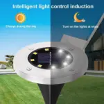 Garden path lighting SolarGlow Wireless LED Solar energy tag1