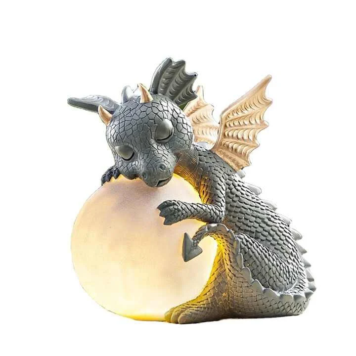 Garden statue - Draconis - Solar Lighting - Resin Dragon Statue -  - #tag1#