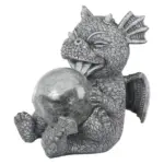 Garden statue Draconis Solar Lighting Resin Dragon Statue tag1