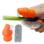 Gardening Thumb Knife Finger Gloves tag1