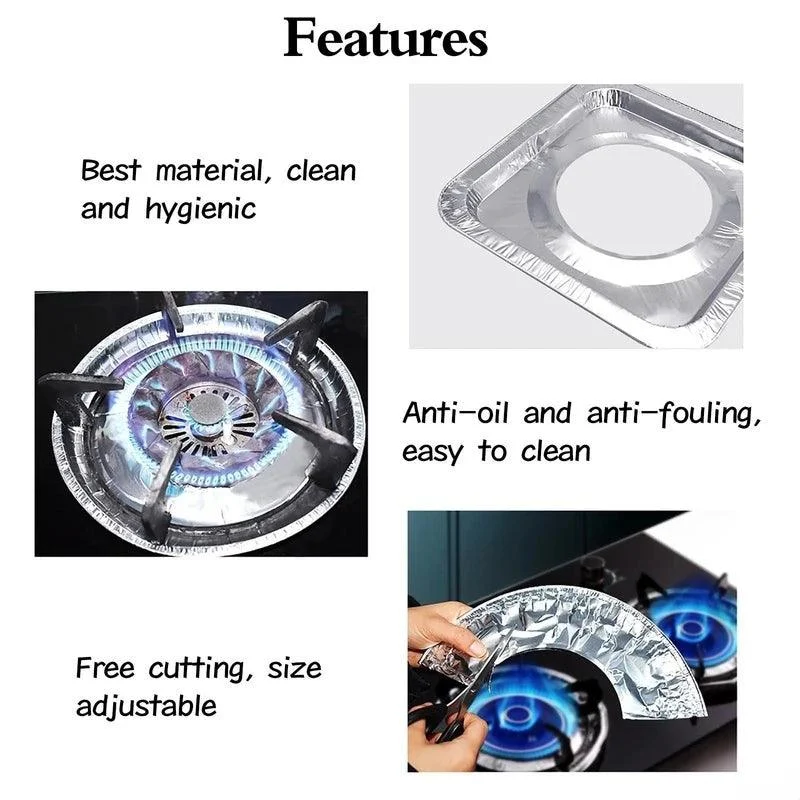 Gas Stove Aluminum Foil Pad -  - #tag1#