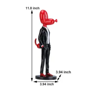 Gentleman Balloon Dog Statue