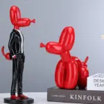 Gentleman Balloon Dog Statue