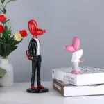 Gentleman Balloon Dog Statue