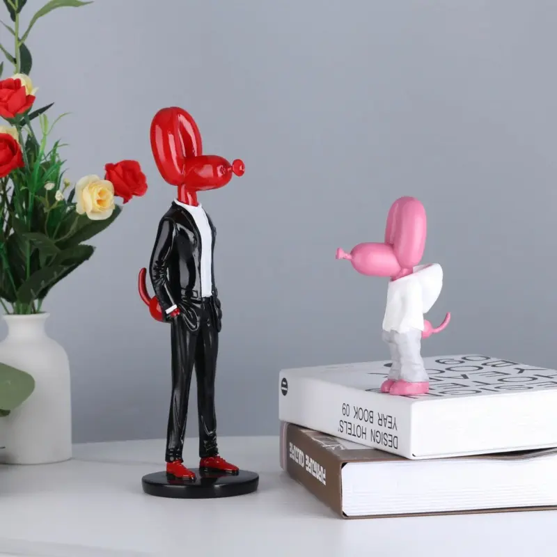Gentleman Balloon Dog Statue