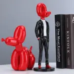 Gentleman Balloon Dog Statue