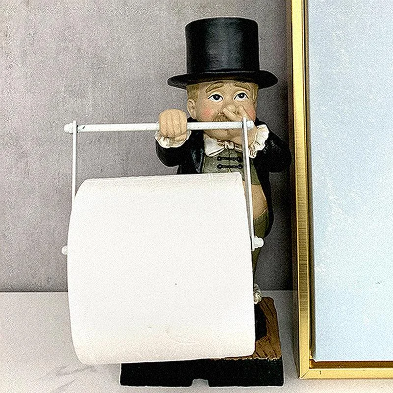 Gentleman Paper Towel Holder Decoration -  - #tag1#
