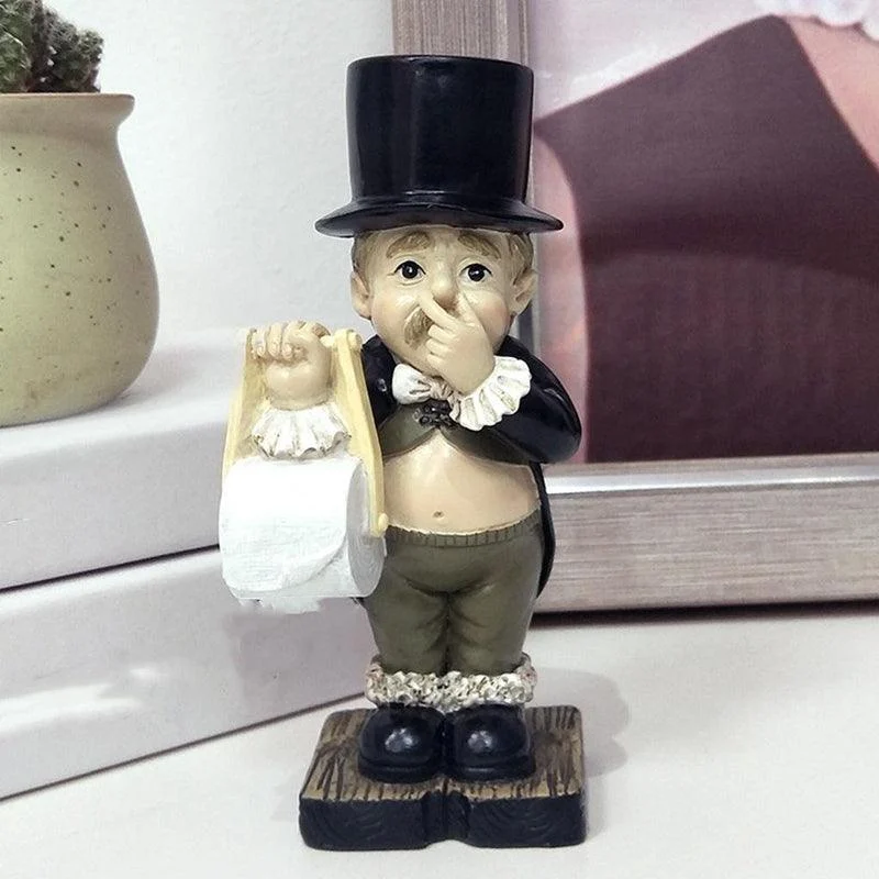 Gentleman Paper Towel Holder Decoration -  - #tag1#