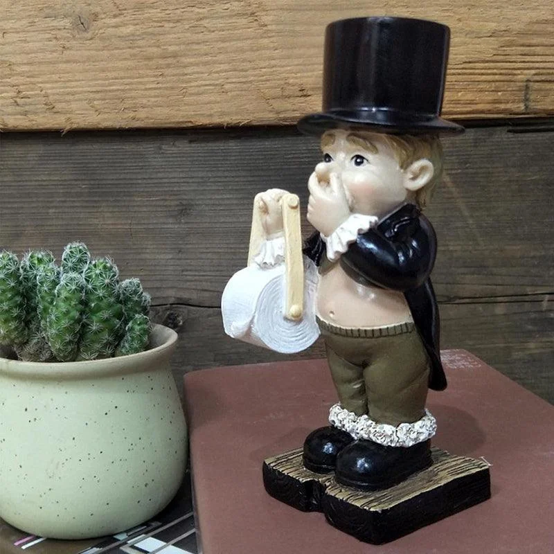 Gentleman Paper Towel Holder Decoration -  - #tag1#