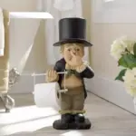 Gentleman Paper Towel Holder Decoration tag1