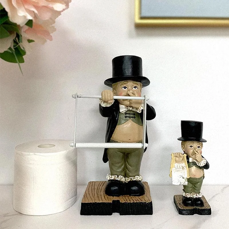 Gentleman Paper Towel Holder Decoration -  - #tag1#