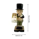 Gentleman Paper Towel Holder Decoration tag1