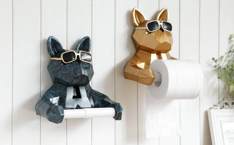 Geometric Animal Toilet Paper Holder - Homeko