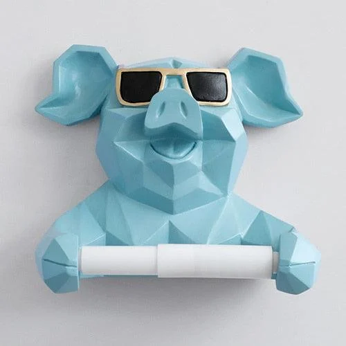 Geometric Animal Toilet Paper Holder - Homeko