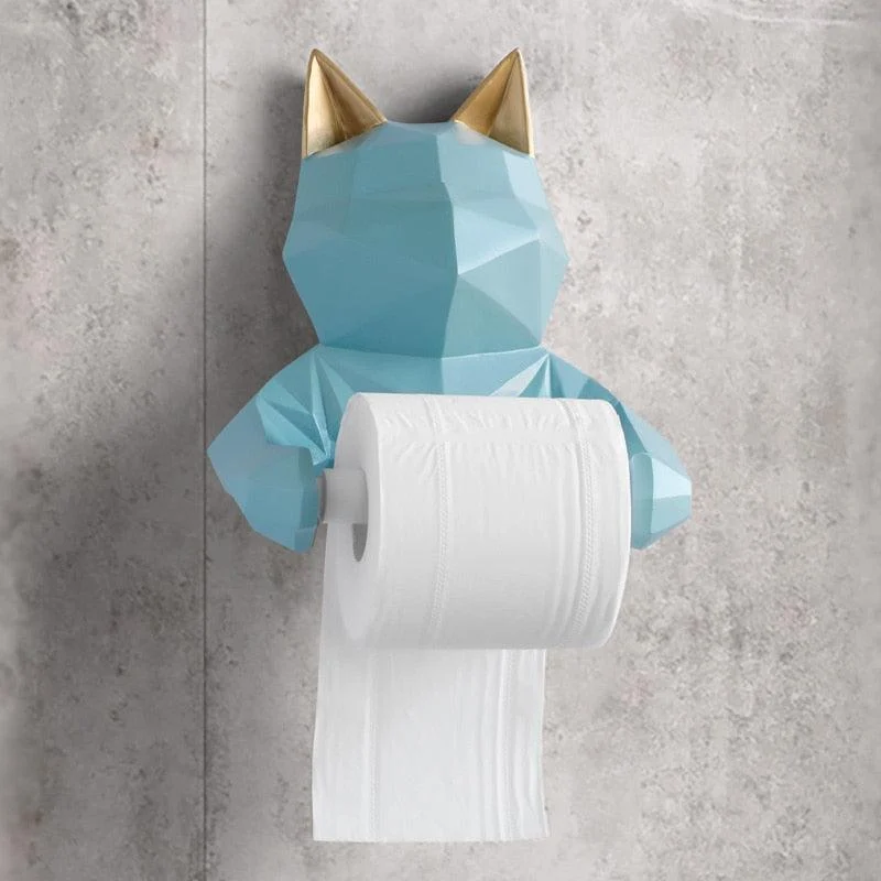 Geometric Animal Toilet Paper Holder - Homeko