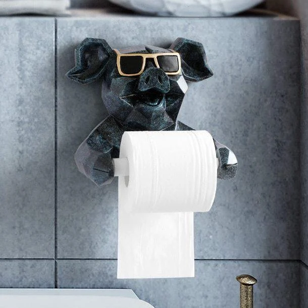 Geometric Animal Toilet Paper Holder - Homeko