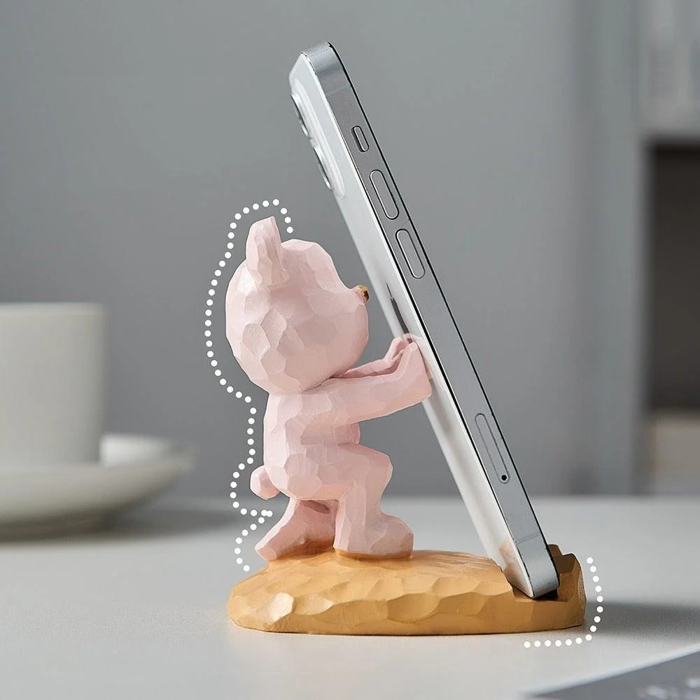 Geometric Bear Phone Holder - Homeko