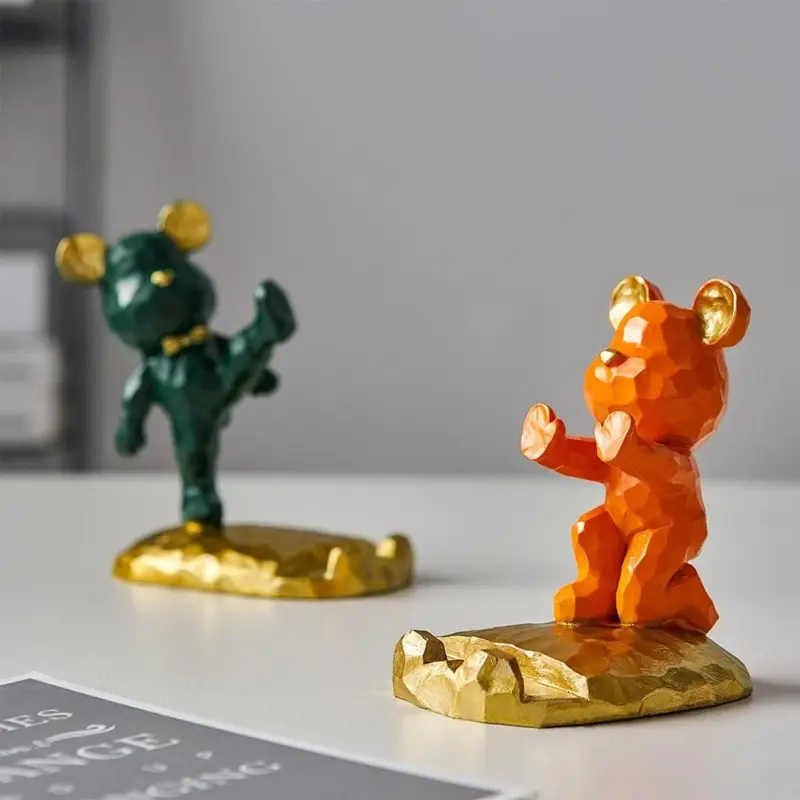 GeometricBearPhoneHolder Homeko8